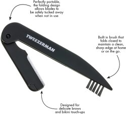 Tweezerman Faltbarer Rasierer 1 Stk.