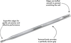 Tweezerman Pushy 2-in1 Nagelhautschieber, geblistet + Nagelreiniger, geblistet 1 Stk.