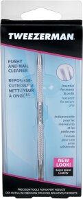 Tweezerman Pushy 2-in1 Nagelhautschieber, geblistet + Nagelreiniger, geblistet 1 Stk.