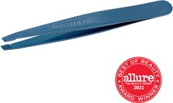 Tweezerman Slant Tweezer Bell Bottom Blue 1 Stk.