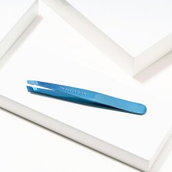 Tweezerman Slant Tweezer Bell Bottom Blue 1 Stk.