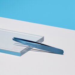 Tweezerman Slant Tweezer Bell Bottom Blue 1 Stk.