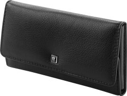 ZWILLING Beauty Druckknopf-Etui, Nappaleder, schwarz, 5-tlg.