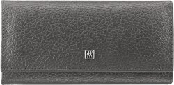 Zwilling Druckknopf-Etui, Leder, 5-tlg. Anthrazit 1 Stk.
