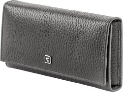 Zwilling Druckknopf-Etui, Leder, 5-tlg. Anthrazit 1 Stk.