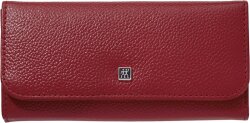 ZWILLING Beauty Druckknopf-Etui, Rindleder, rot, 5-tlg