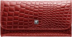 Zwilling Druckknopf-Etui 5-tlg. , Rindleder Rot 1 Stk.