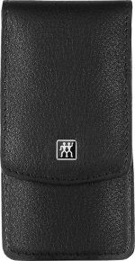 ZWILLING Beauty Druckknopf-Etui, Rindleder, schwarz, 3-tlg.