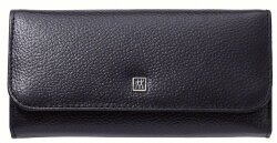 ZWILLING Beauty Classic Inox Druckknopf-Etui, Rindleder, schwarz, 5-tlg.