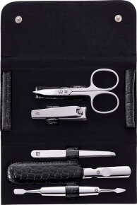 ZWILLING Beauty Classic Inox Maniküre Set 5tlg. in schwarz mit Druckknopf