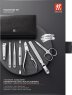 ZWILLING Beauty Druckknopf-Etui, Rindleder, schwarz, 7-tlg.
