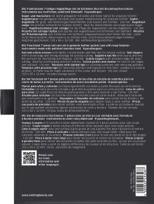 ZWILLING Beauty Druckknopf-Etui, Rindleder, schwarz, 7-tlg.