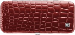 ZWILLING Beauty Rahmen-Etui, Rindleder, rot, 5-tlg.