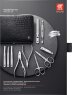 ZWILLING Beauty Rahmen-Etui, Rindleder, schwarz, 10-tlg.