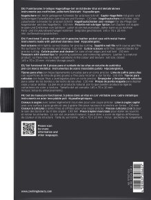 ZWILLING Beauty Rahmen-Etui, Rindleder, schwarz, 5-tlg.