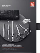 ZWILLING Beauty Rahmen-Etui, Rindleder, schwarz, 5-tlg.