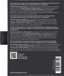 ZWILLING Beauty Reißverschluss-Etui, Rindleder, black, 3-tlg.