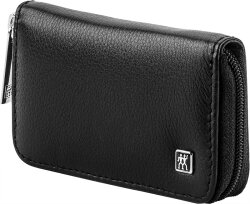 ZWILLING Beauty Reißverschluss-Etui, Rindleder, black, 3-tlg.