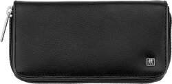 ZWILLING Beauty Reißverschluss-Etui, Rindleder, black, 6-tlg.