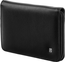 ZWILLING Beauty Reißverschluss-Etui, Rindleder, black, 8-tlg.
