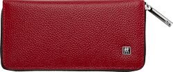ZWILLING Beauty Reißverschluss-Etui, Rindleder, rot, 5-tlg.