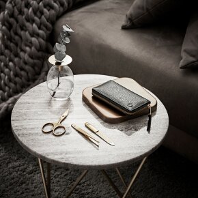 ZWILLING Beauty Reißverschluss-Etui, Rindleder, schwarz, 3-tlg.