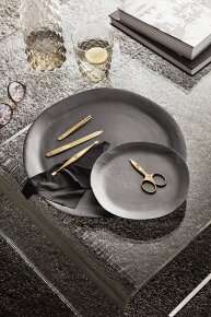 ZWILLING Beauty Reißverschluss-Etui, Rindleder, schwarz, 5-tlg.