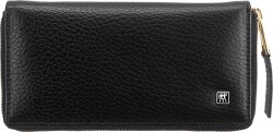 ZWILLING Beauty Reißverschluss-Etui, Rindleder, schwarz, 5-tlg.