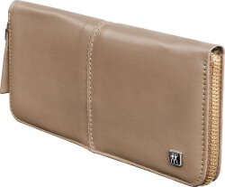 Zwilling Reißverschluss-Etui, Rindleder, 5-tlg. Taupe 1 Stk.