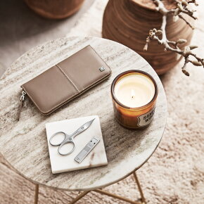 Zwilling Reißverschluss-Etui, Rindleder, 5-tlg. Taupe 1 Stk.