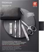 ZWILLING Beauty Reißverschluss-Etui, Yakleder, schwarz, 5-tlg. ZWILLING Beauty Reißverschluss-Etui, Yakleder, schwarz, 5-tlg.