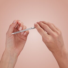 ZWILLING Beauty Saphir-Nagelfeile, 130 mm, Edelstahl matt