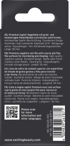 Zwilling Twinox Saphir-Nagelfeile, Edelstahl, mattiert, 90 mm 1 Stk.