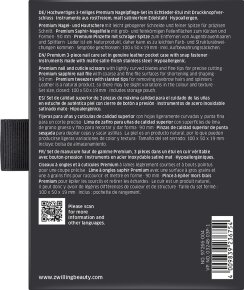 ZWILLING Beauty Taschen-Etui, Nappaleder, schwarz, 3-tlg