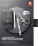 ZWILLING Beauty Taschen-Etui, Rindleder, anthrazit, 3-tlg.