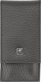 ZWILLING Beauty Taschen-Etui, Rindleder, anthrazit, 3-tlg.