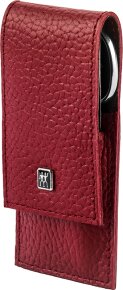 Zwilling Taschen-Etui, Rindleder, 3-tlg. Rot 1 Stk.