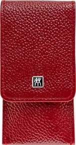 ZWILLING Beauty Taschen-Etui, Rindleder, rot, 3-tlg.