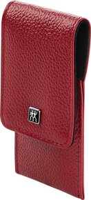 ZWILLING Beauty Taschen-Etui, Rindleder, rot, 3-tlg.