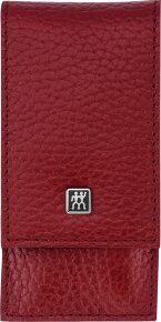 ZWILLING Beauty Taschen-Etui, Rindleder, rot, 3-tlg.