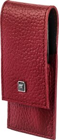 ZWILLING Beauty Taschen-Etui, Rindleder, rot, 3-tlg.