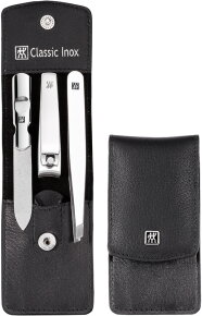 ZWILLING Beauty Classic Taschen-Etui, Rindleder, schwarz, 3-tlg.