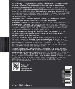 ZWILLING Beauty Premium Taschen-Etui Yak, Rindleder, schwarz, 3-tlg.