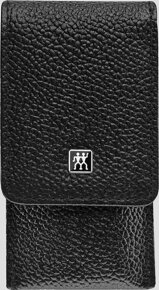 ZWILLING Beauty Premium Taschen-Etui Asian Competence, Rindleder, schwarz, 3-tlg.