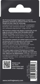 ZWILLING Beauty TWIN® S Nagelknipser Gold Edition