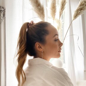 Bellody® Original Seiden Scrunchies (1 Stück - Mellow Rose)