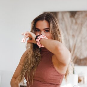 Bellody® Original Seiden Scrunchies (1 Stück - Mellow Rose)