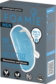 Foamie 3 in1 Feste Duschpflege for Man - Seas Of The Day 80 g