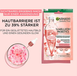 Garnier SkinActive 1/2 Million Probiotics Reparierende Augen-Tuchmaske Augenpads 6g