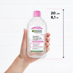 Garnier SkinActive Mizellen Reinigungswasser All-in-1 für empfindliche Haut Gesichtswasser 700ml